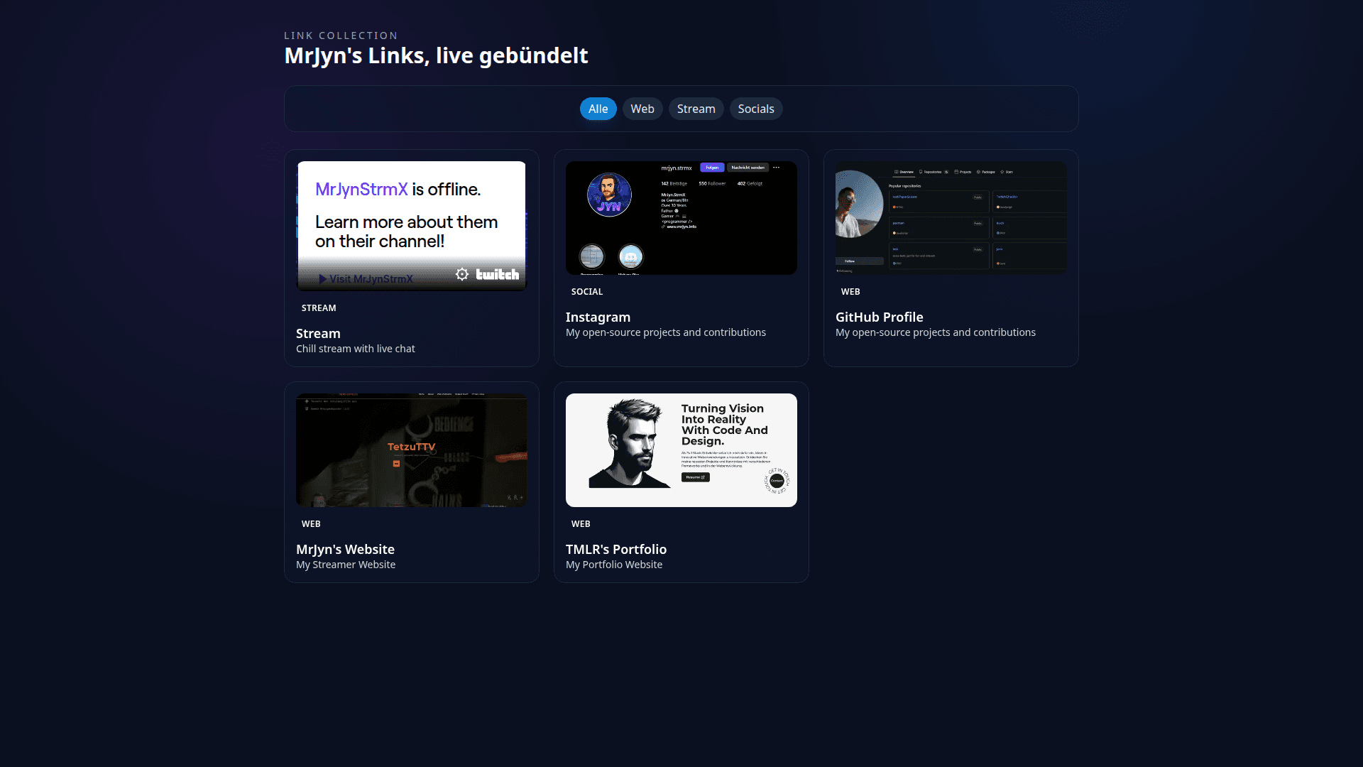 LinkCollection fuer MrJyn